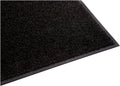 Guardian Platinum Series Indoor Wiper Floor Mat, Rubber with Nylon Carpet, 6'x8', Black