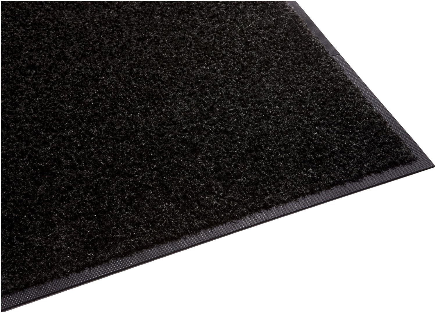 Guardian Platinum Series Indoor Wiper Floor Mat, Rubber with Nylon Carpet, 6'x8', Black