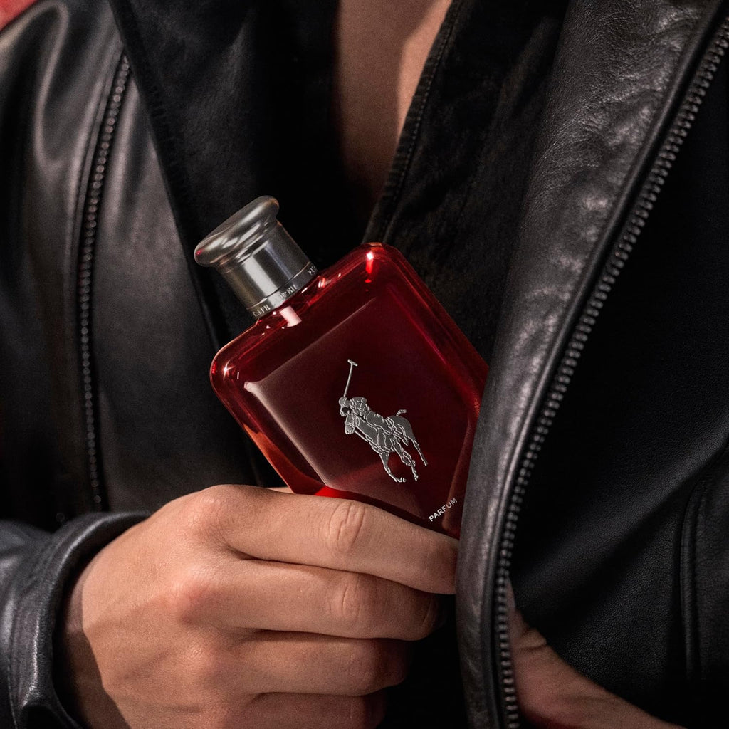 RALPH LAUREN FRAGRANCES - Polo Red - Parfum - Men's Cologne - Ambery & Woody - With Absinthe, Cedarwood, and Musk - Intense Fragrance