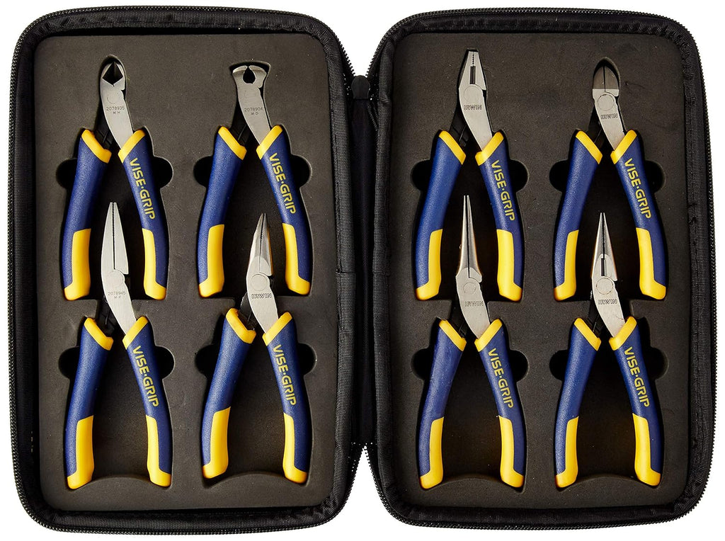 Irwin Vise-Grip, 2078714, Precision Plier Set, Ergonomic, 8 Pcs.