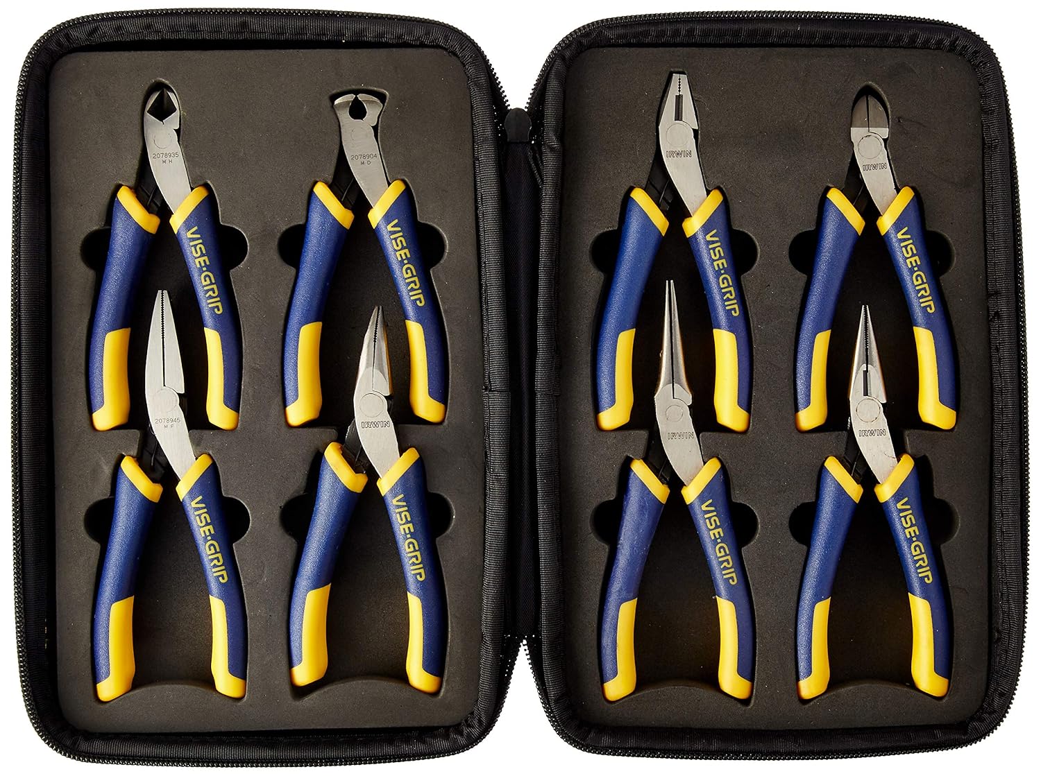 Irwin Vise-Grip, 2078714, Precision Plier Set, Ergonomic, 8 Pcs.