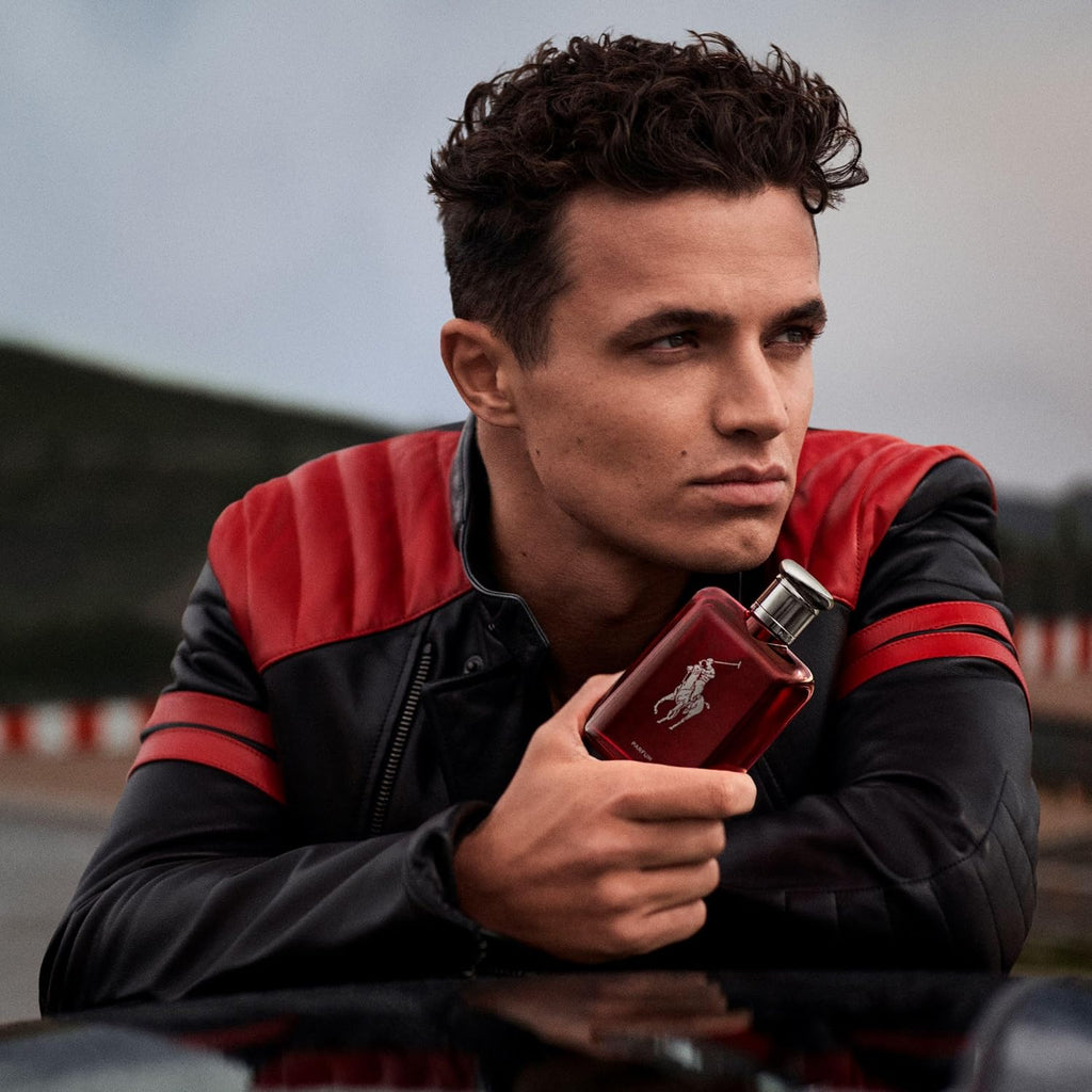RALPH LAUREN FRAGRANCES - Polo Red - Parfum - Men's Cologne - Ambery & Woody - With Absinthe, Cedarwood, and Musk - Intense Fragrance
