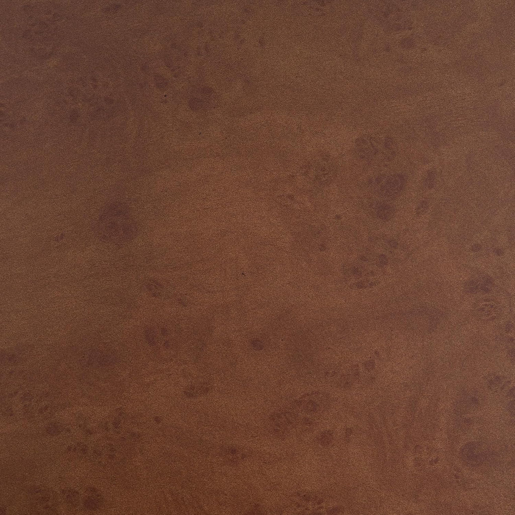 WILLIAMSPACE 31.49' Round Coffee Table with Faux Burl Wood Veneer & Pedestal, Modern Wood Circle Drum Center Table for Living Room, Circular Accent Side End Table for Apartment, 13.77' H (Walnut)