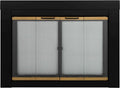 Pleasant Hearth Arrington Small Glass Fireplace Doors AR-1020