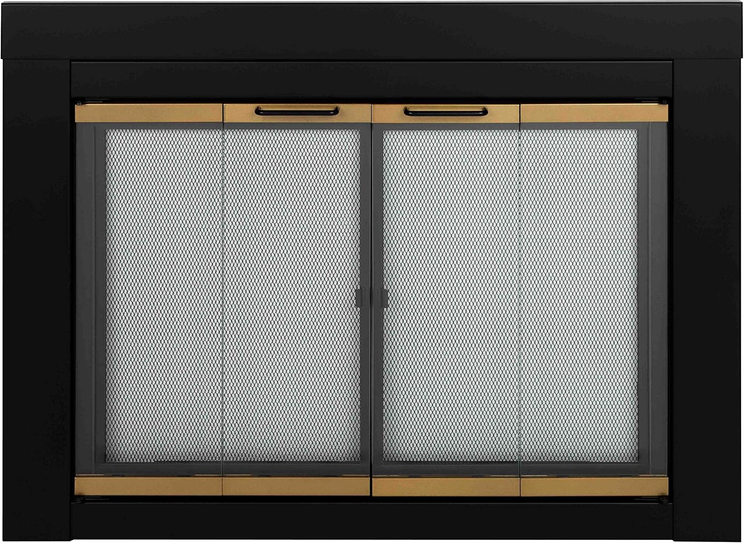 Pleasant Hearth Arrington Small Glass Fireplace Doors AR-1020