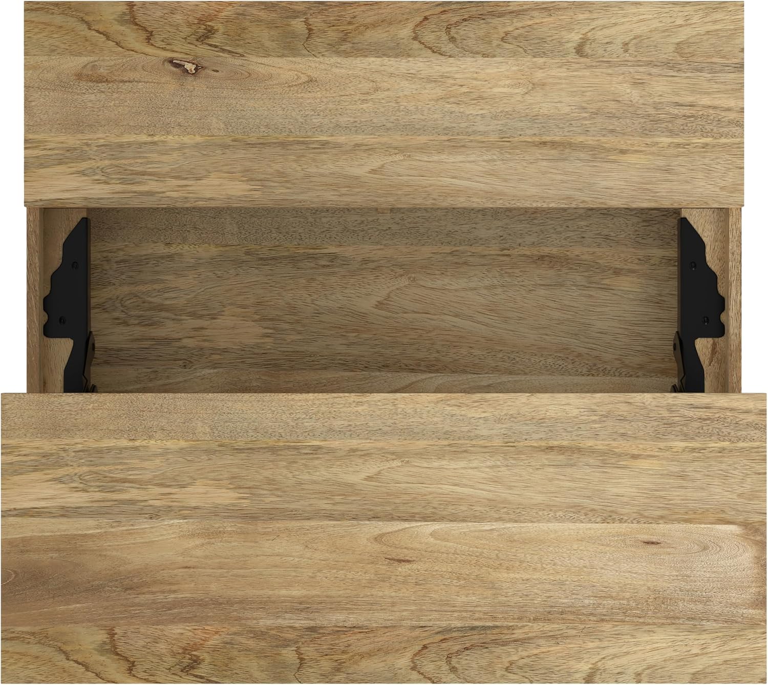 SIMPLIHOME Jager Lift Top Coffee Table - 36 inch Wide Solid Mango Wood Contemporary Modern Cocktail Table in Natural, Stylish Living Room Table with Hidden Storage, Brass Inlay, and Gold Metal Legs