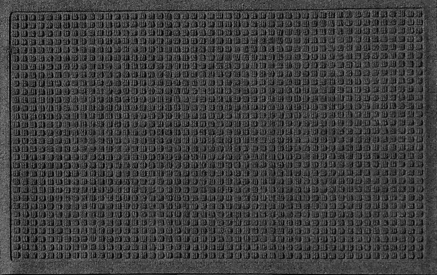 M+A Matting - 280540023 WaterHog Fashion Commercial-Grade Entrance Mat, Indoor/Outdoor Charcoal Floor Mat 3' Length x 2' Width, Charcoal by