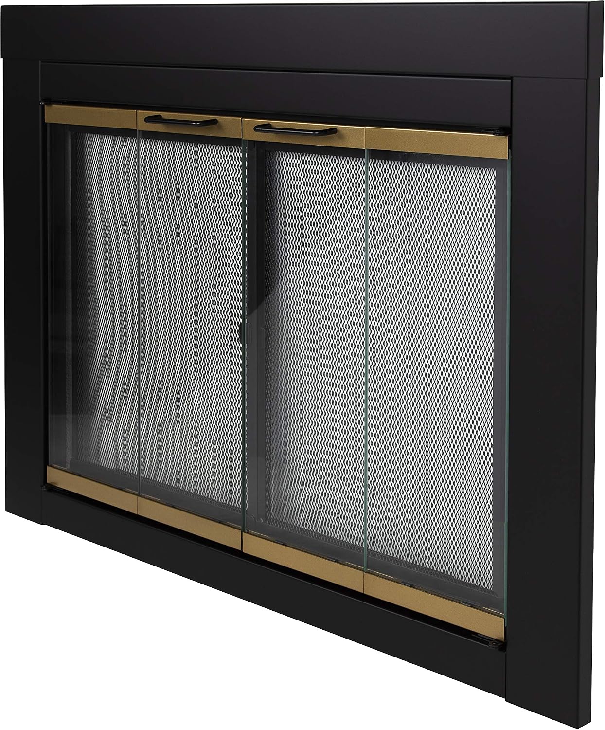 Pleasant Hearth Arrington Small Glass Fireplace Doors AR-1020