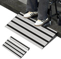 5' Rise Modular Threshold Ramp for Doorways, Stable Wheelchair Ramp for Home Steps, Aluminum Door Ramp and Curb Ramp for Scooters, Power Chairs, Cars, 1100LBS Load Capacity