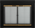 Pleasant Hearth AR-1021 Arrington Fireplace Glass Door, Black, Medium