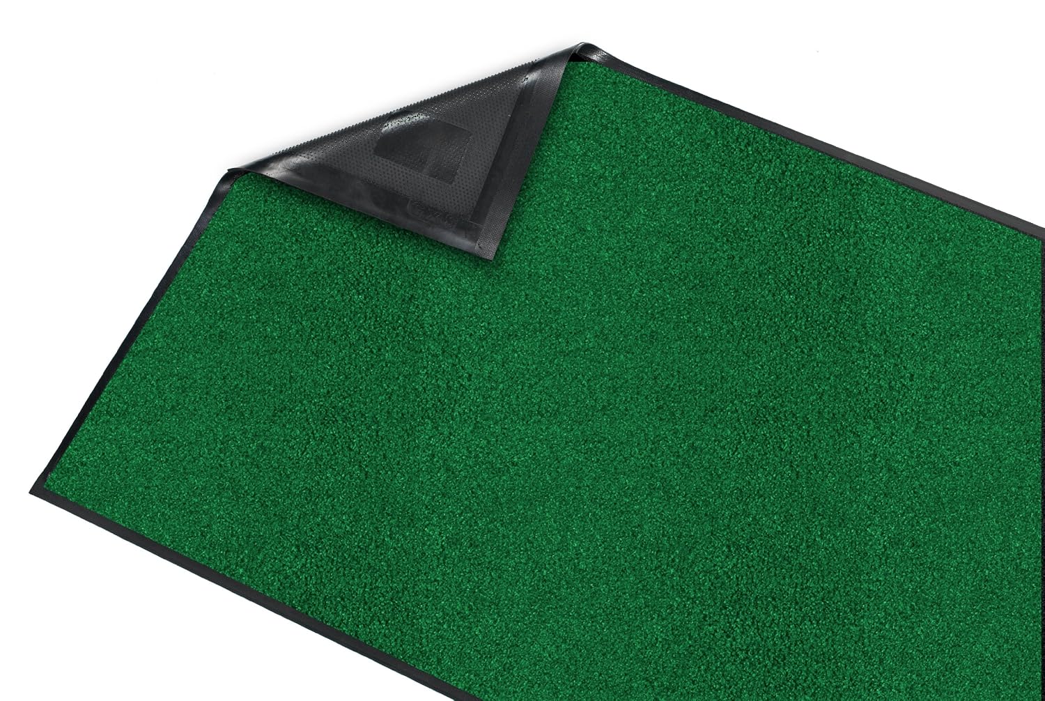 Guardian Platinum Series Indoor Wiper Floor Mat, Rubber with Nylon Carpet, 2'x16', Green, 94021640