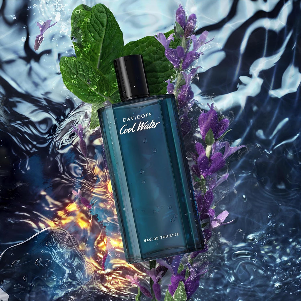 Davidoff Cool Water Eau de Toilette for Men 3-Piece Set ($158 value) – 4.2 oz EDT, 2.5 oz Shower Gel, 2.5oz After Shave Balm– With Notes of Coriander, Mint, Lavender & Amber – Long-Lasting Fragrance